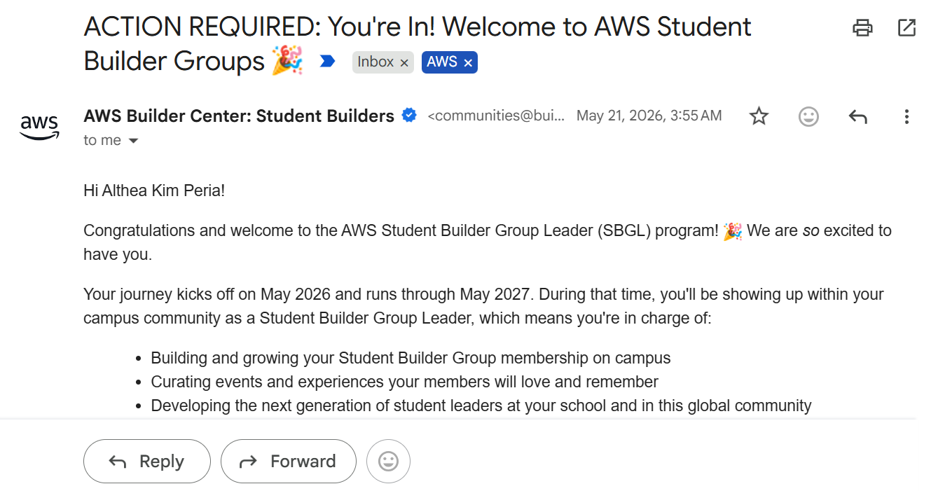 From 3 to 110: My First 5 Months as Lead of AWS SBG Aeris